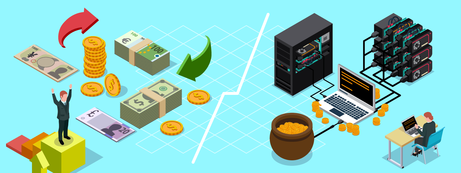 cryptocurrenting trading vs forex trading