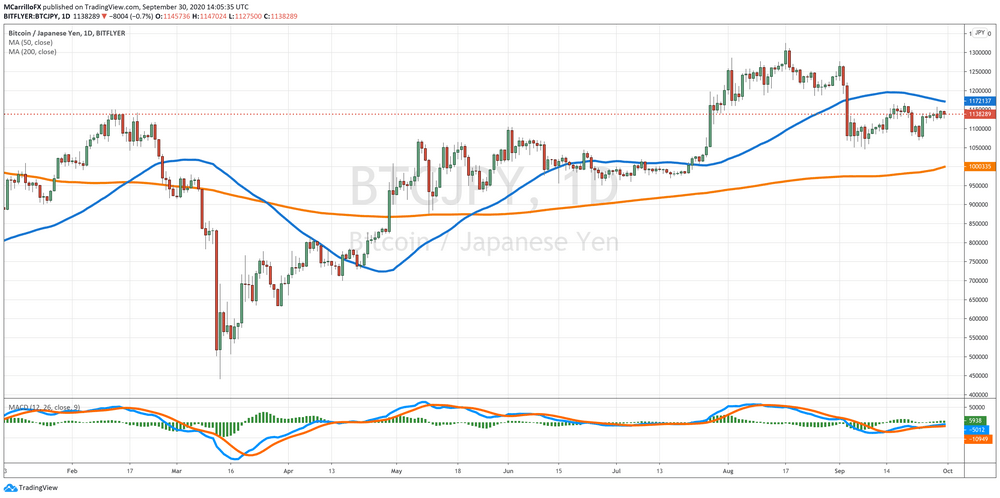 BTC/JPY Daily Chart