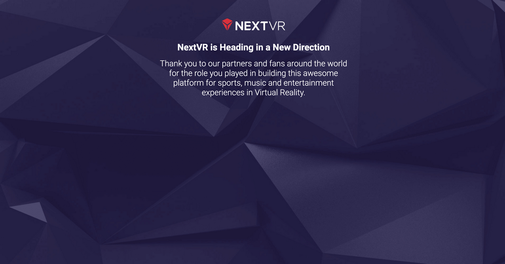 Next VR Website