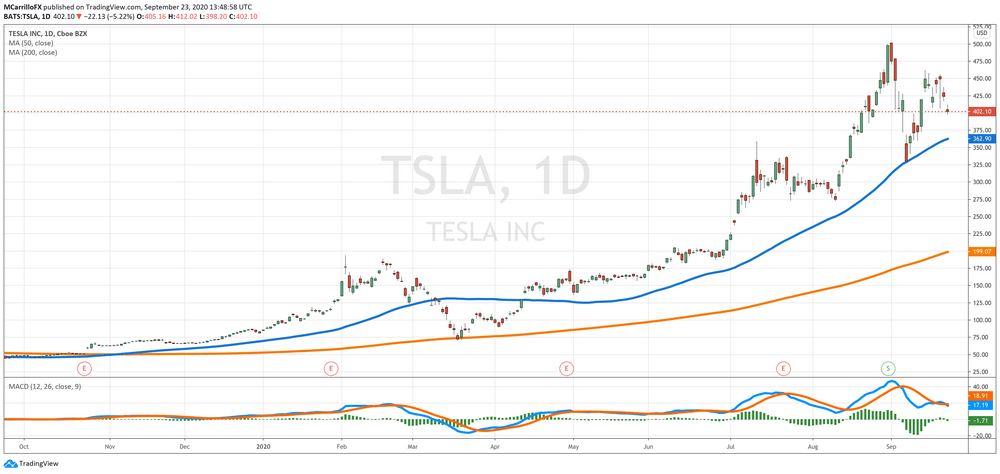TSLA Daily Chart