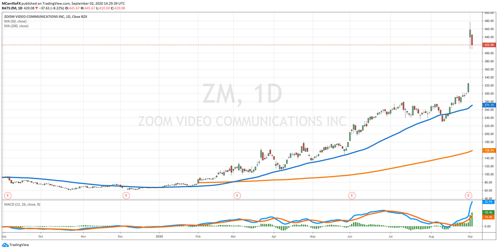 ZM Daily Chart
