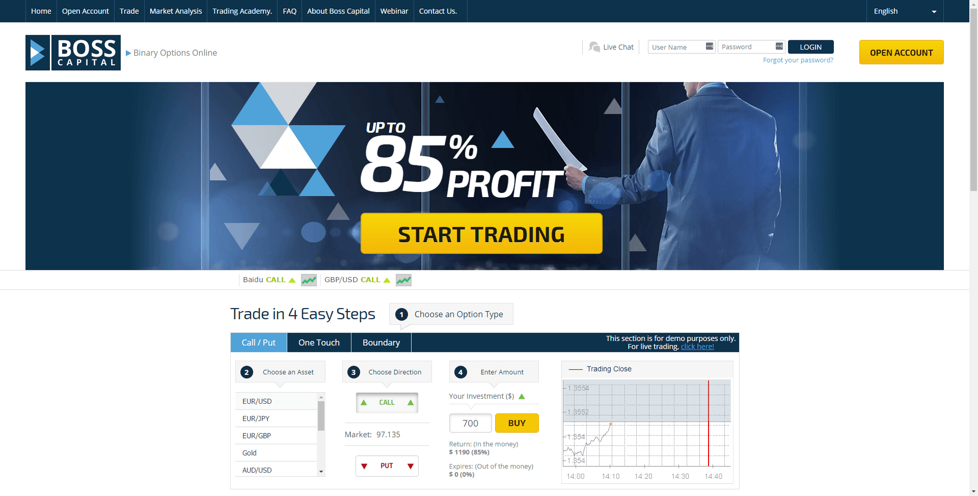 Boss Capital Screenshot