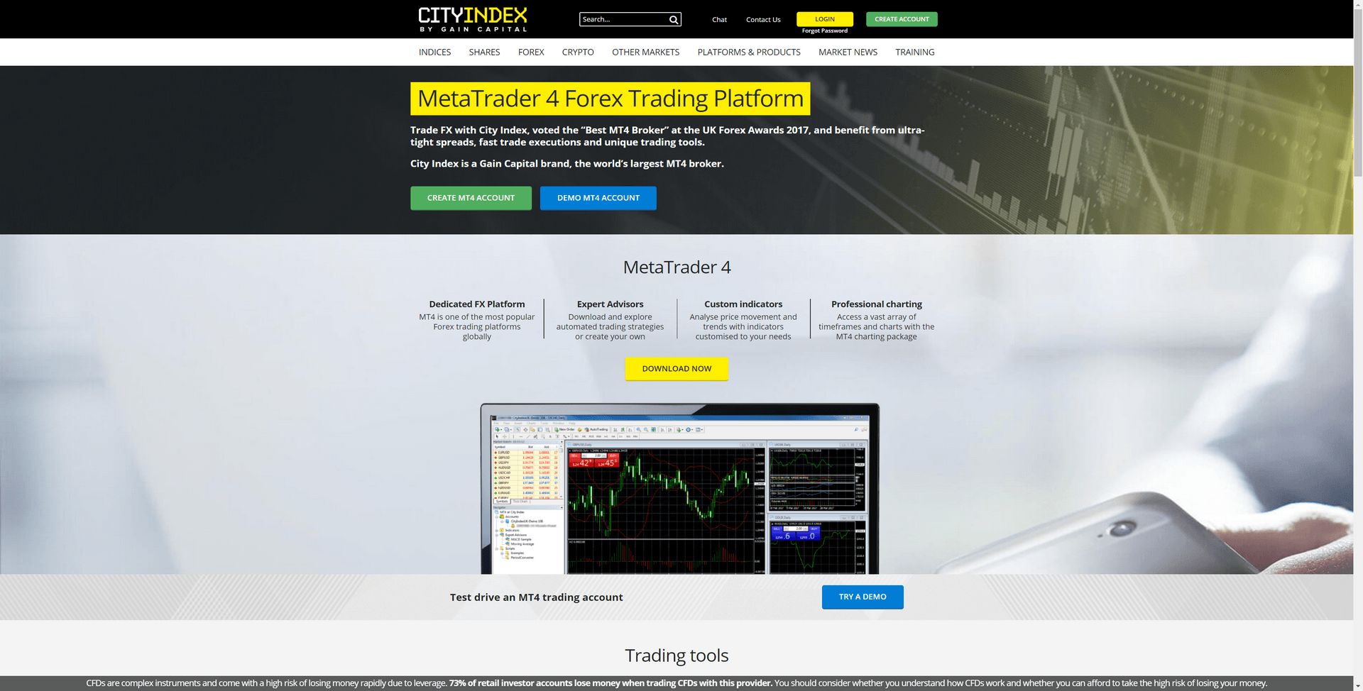 City Index Screenshot