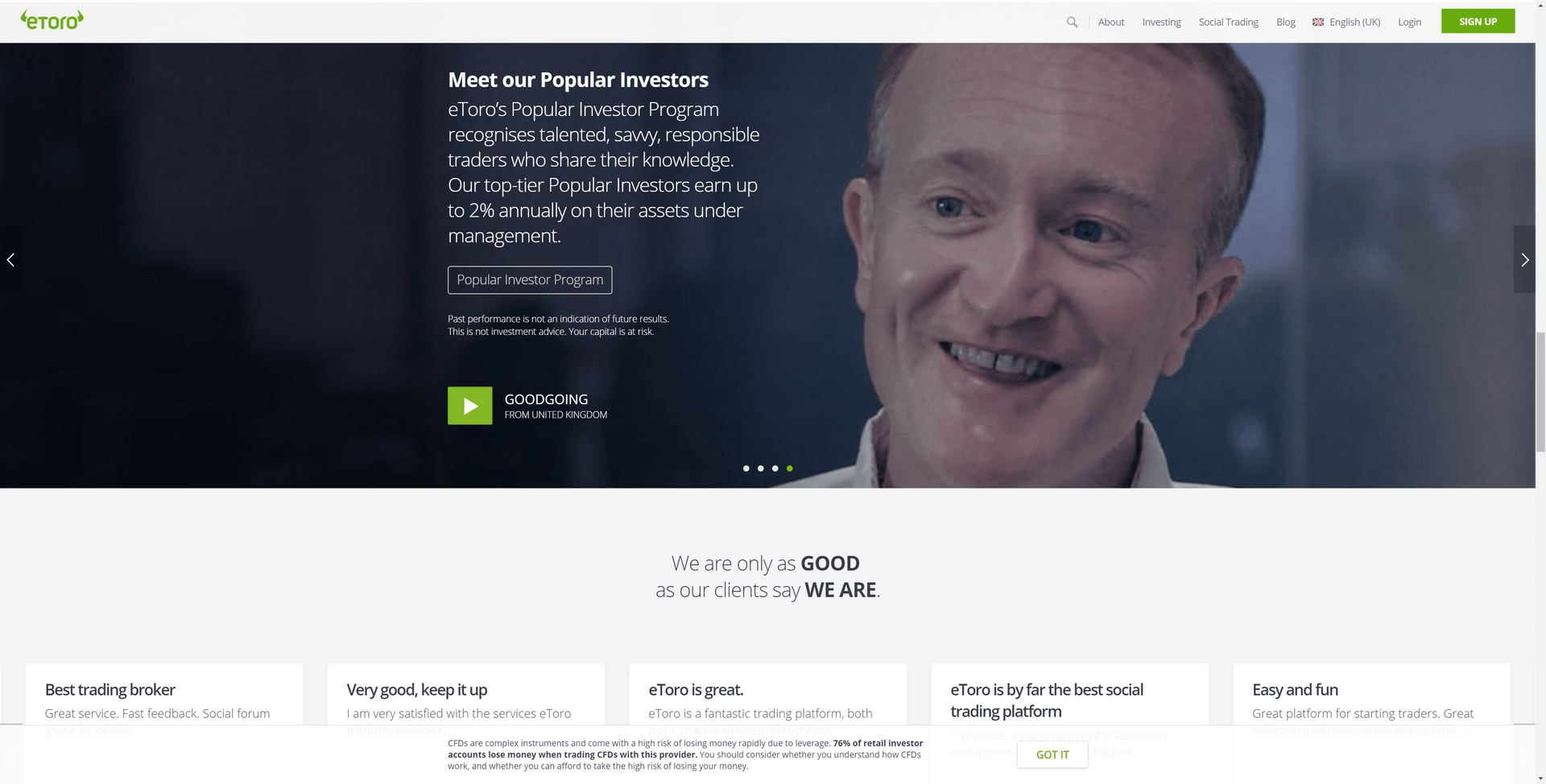 eToro Screenshot