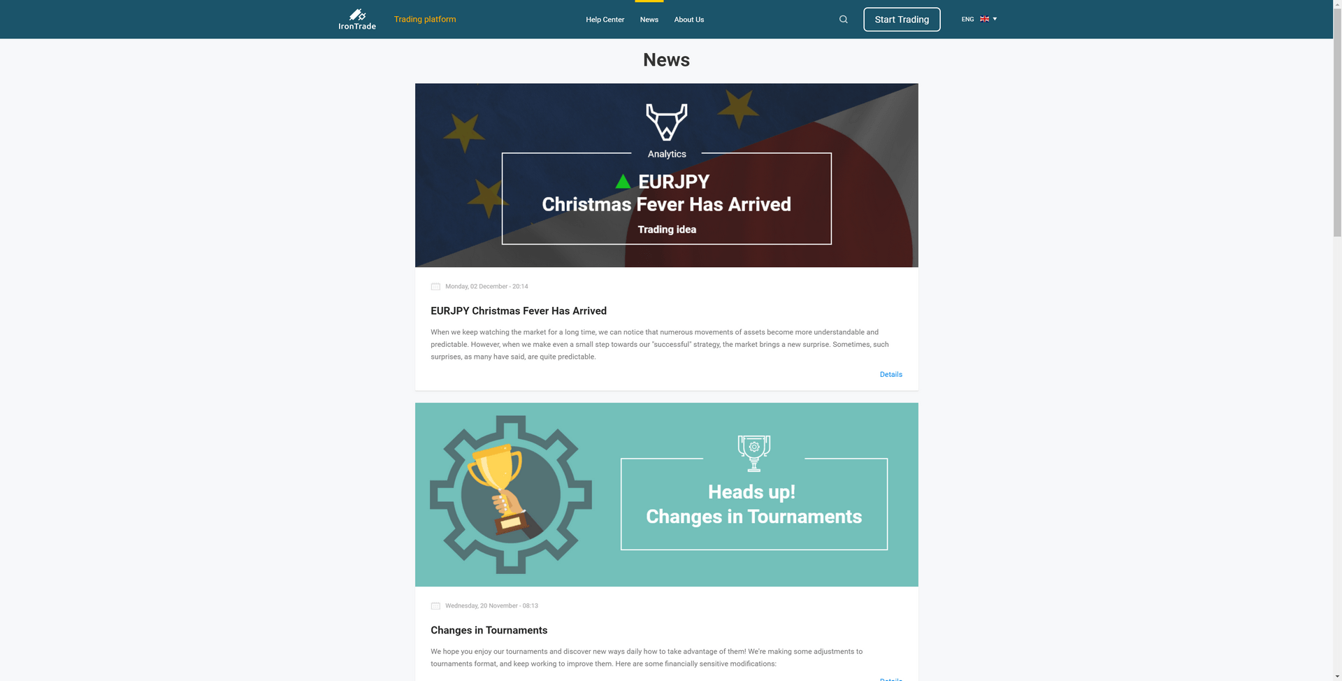 IronTrade Screenshot