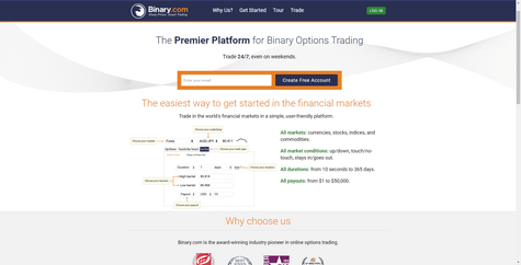 Create or Manage Accounts, binary.com real money account. Create or Manage Accounts, binary.com real money account.