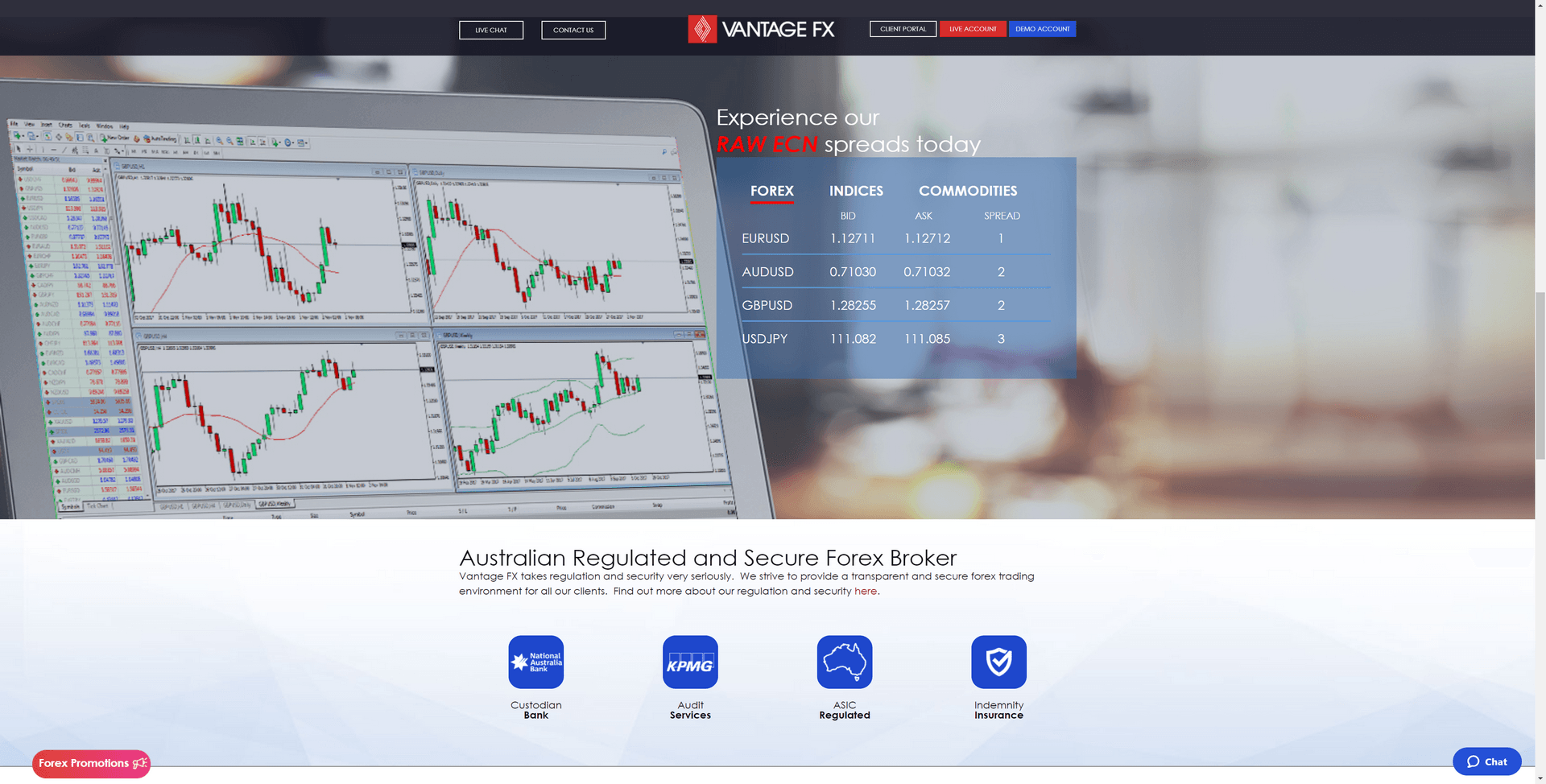 Vantage FX Screenshot